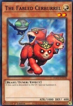 The Fabled Cerburrel Card Front