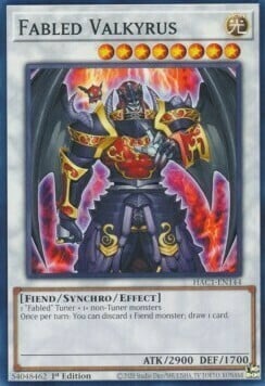 Fabled Valkyrus Card Front