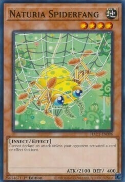 Naturia Spiderfang Card Front