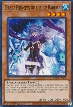 Dance Princess of the Ice Barrier Card Front