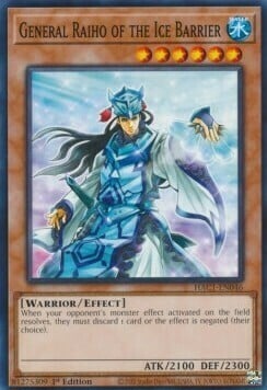 General Raiho of the Ice Barrier Card Front