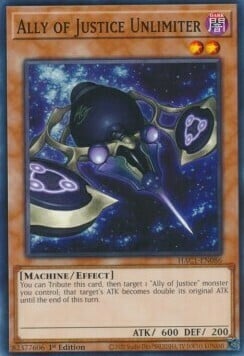 Ally of Justice Unlimiter Card Front