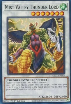 Mist Valley Thunder Lord Card Front