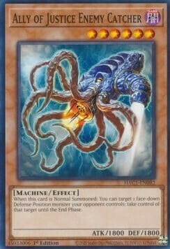 Ally of Justice Enemy Catcher Card Front