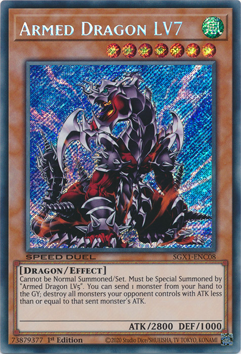 Armed Dragon LV7 Card Front