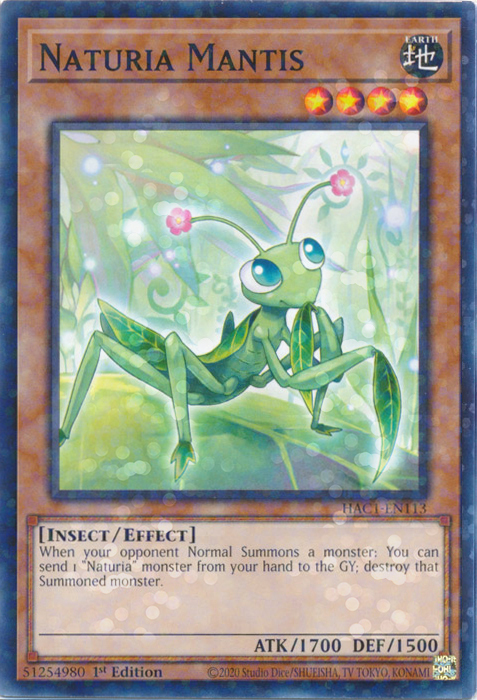 Naturia Mantis Card Front
