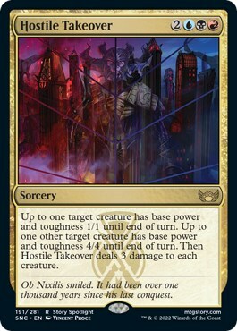Hostile Takeover Card Front