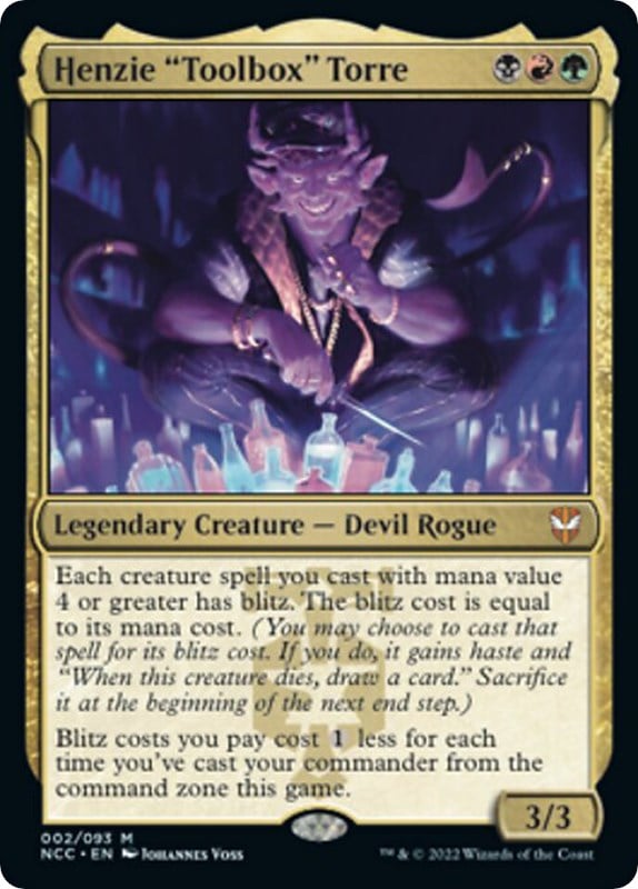 Henzie Torre, el Proveedor Commander Streets of New Capenna Magic