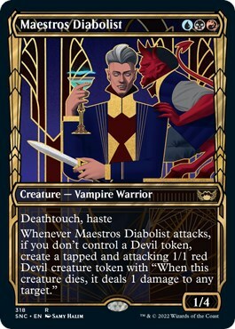 Diabolico dei Maestro Card Front