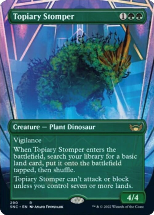 Topiary Stomper Card Front
