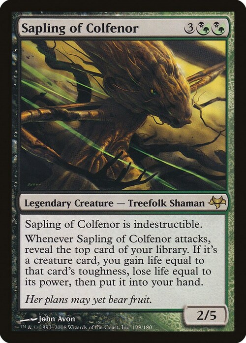 Sapling of Colfenor Card Front