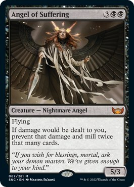Angel of Suffering Card Front