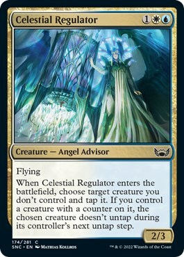 Regolatrice Celestiale Card Front