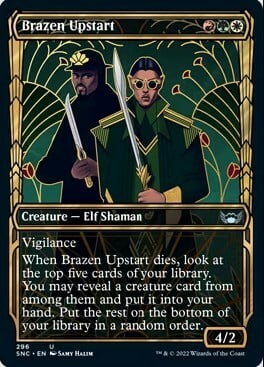 Brazen Upstart Card Front