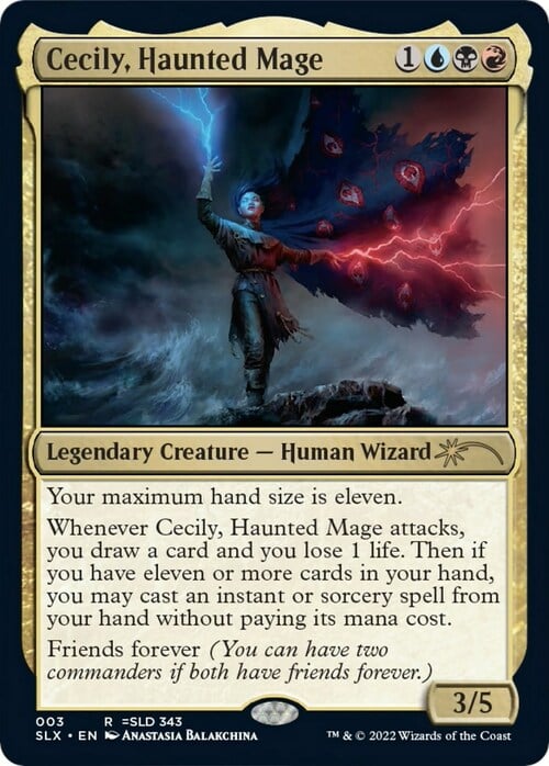 Cecily, Haunted Mage Card Front