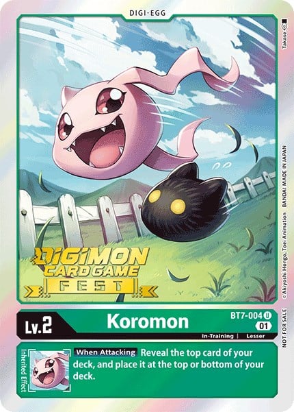 Koromon Digimon Card Game Fest | Digimon | CardTrader