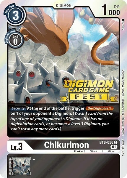 Chikurimon Card Front