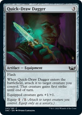 Quick-Draw Dagger Card Front