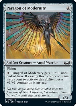 Paragon of Modernity Card Front