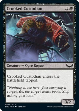 Crooked Custodian Card Front