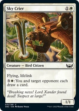 Sky Crier Card Front