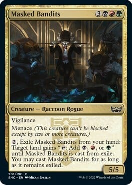 Masked Bandits Card Front