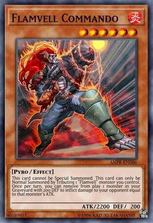 Commando Flamvell Card Front