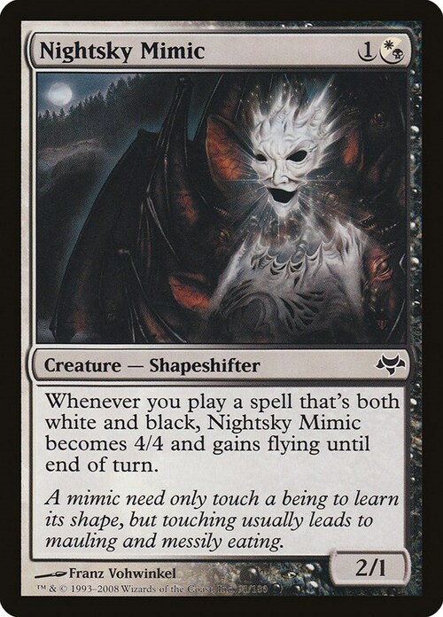 Mimic Notturno Card Front