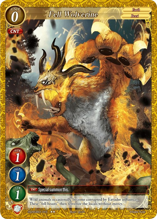 Fell Wolverine Card Front