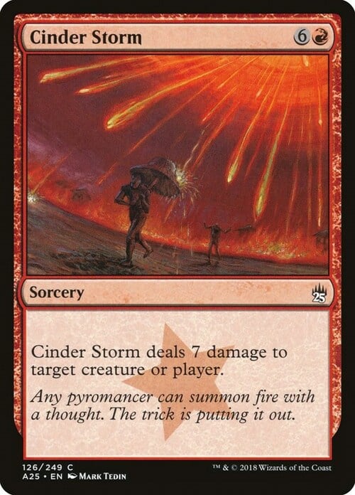 Cinder Storm Card Front