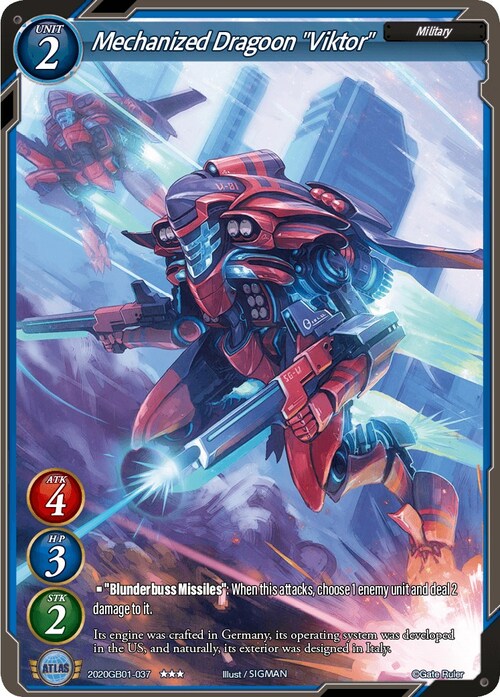 Mechanized Dragoon "Viktor" Card Front