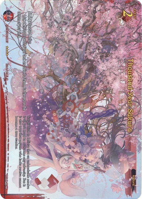 Thousand-Year Sakura Card Front