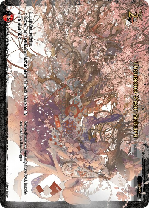 Thousand-Year Sakura Card Front