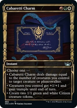 Cabaretti Charm Card Front