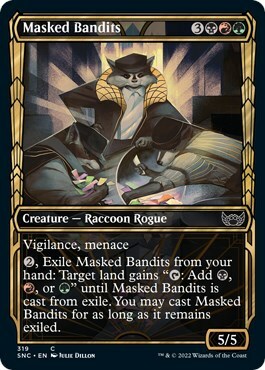 Masked Bandits Card Front
