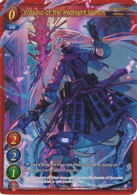 Yobuko of the Midnight Watch Card Front