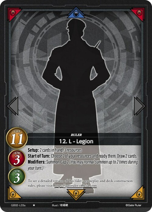 12. L - Legion Card Front