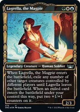 Lagrella, the Magpie Card Front