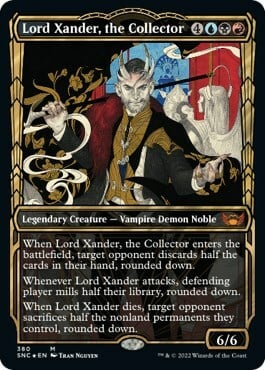 Lord Xander, the Collector Card Front