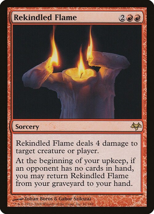 Rekindled Flame Card Front