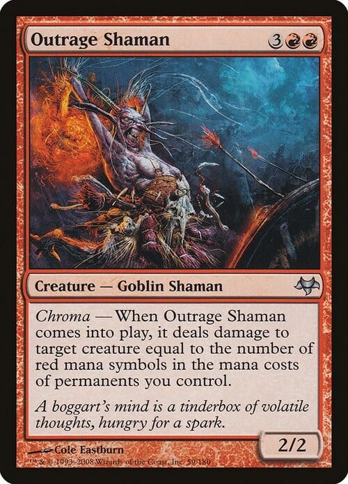 Outrage Shaman Card Front