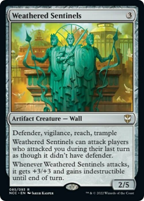 Weathered Sentinels Card Front