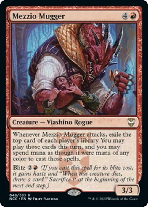 Mezzio Mugger Card Front