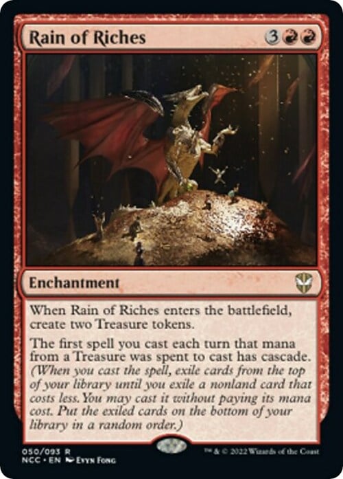 Rain of Riches Card Front