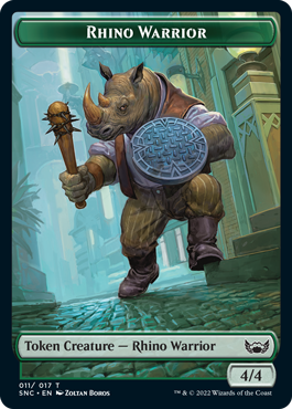 Rhino Warrior Card Front