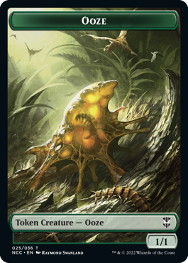 Ooze // Treasure Card Front