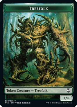 Treefolk // Spider Card Front