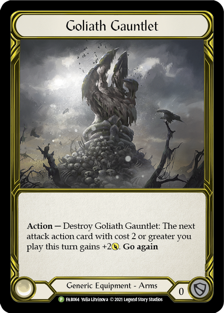 Goliath Gauntlet Card Front
