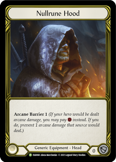 Nullrune Hood Card Front