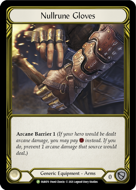 Nullrune Gloves Card Front
